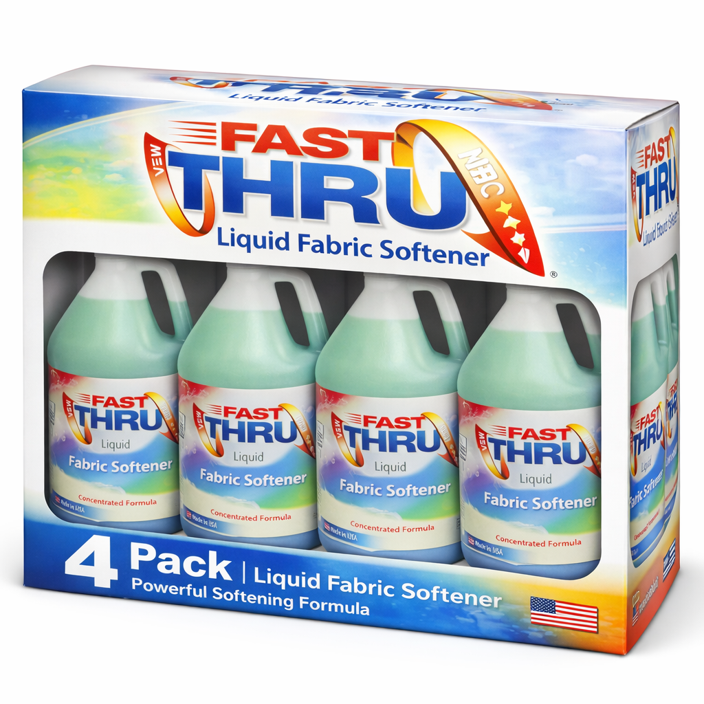 Fast Thru Box Fabric Softener Liquid 1 gallon