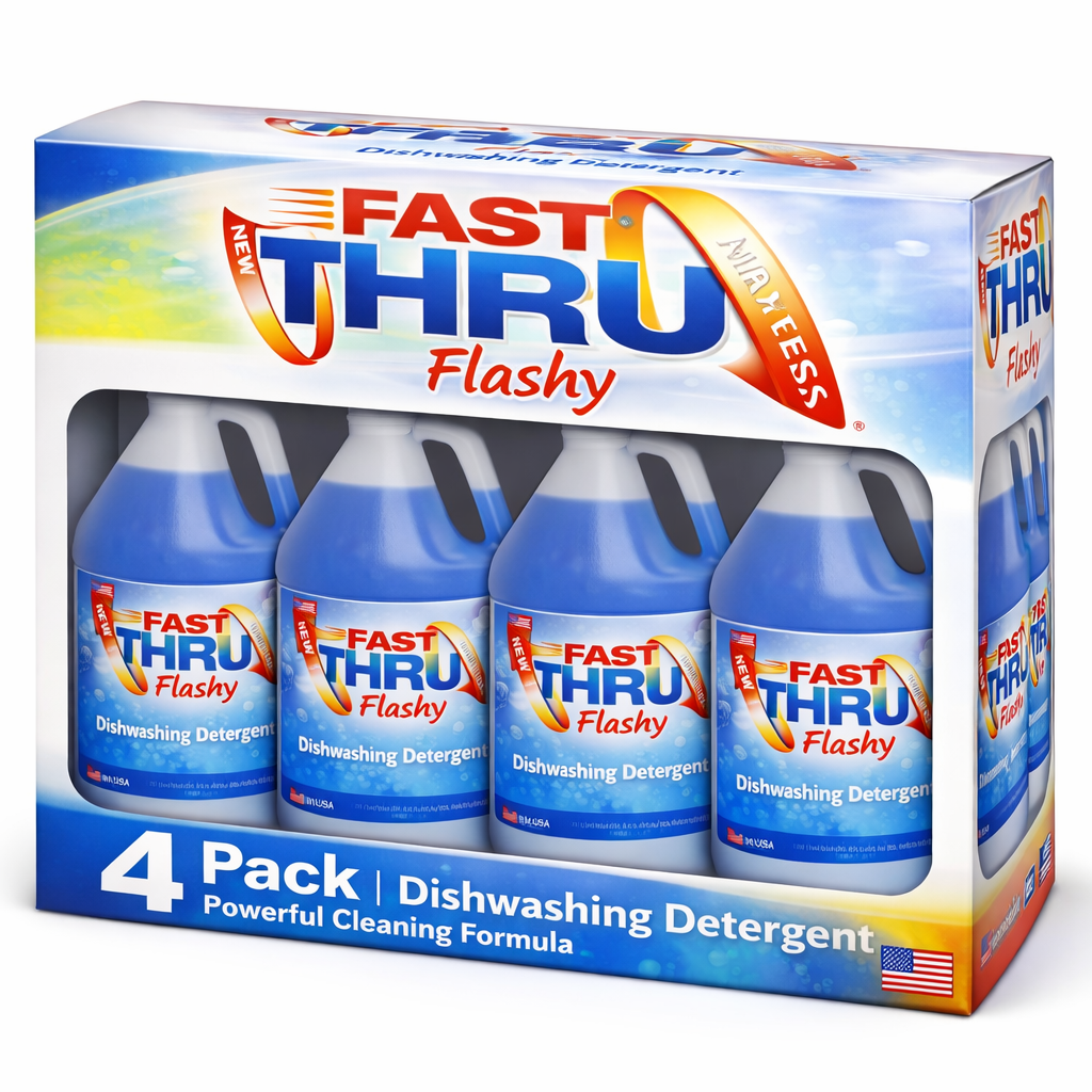 Fast Thru Box Dishes Cleaner 1G Liquid