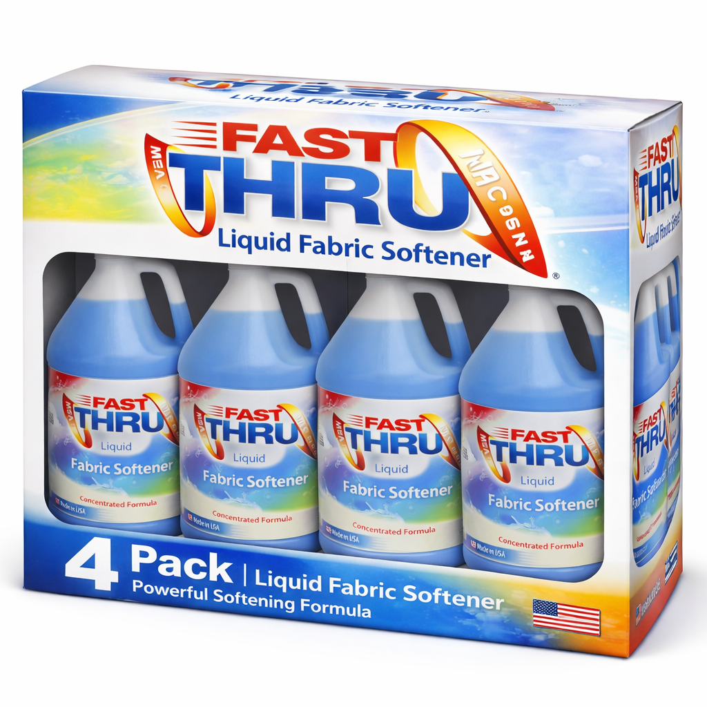Fast Thru Box Fabric Softener Liquid 1 gallon